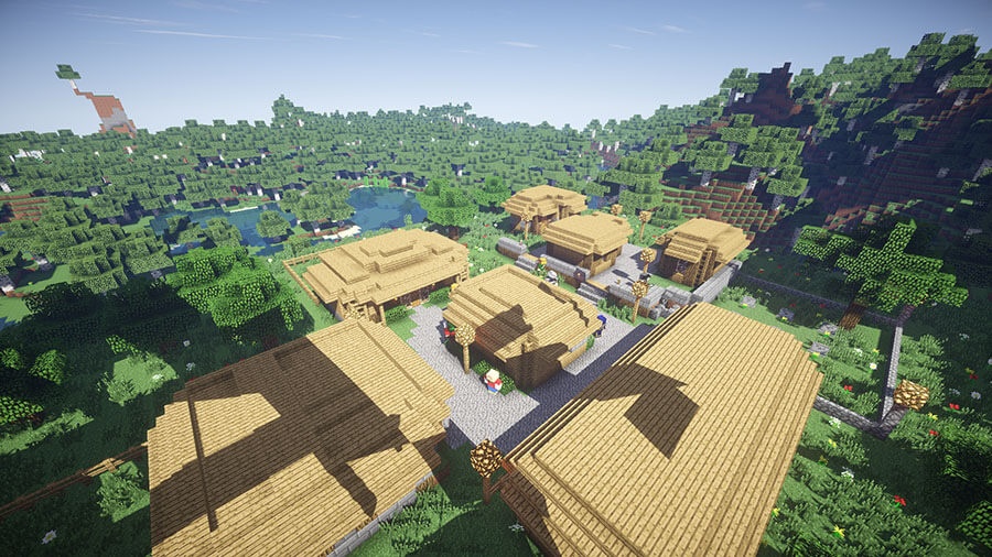 Minecraft-Comes-Alive-Mod-village.jpg